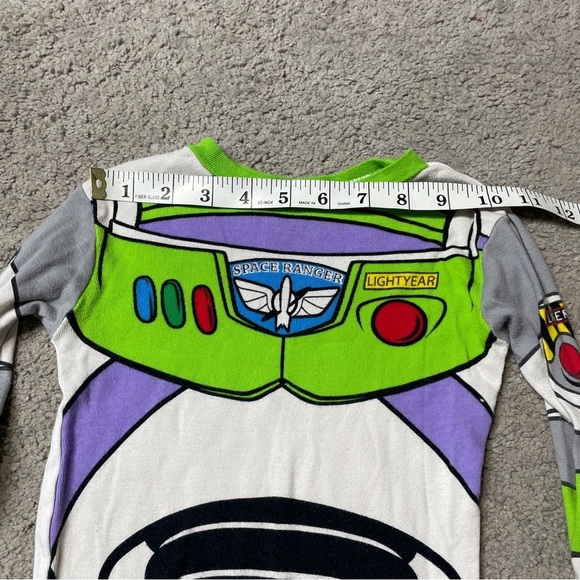 Disney Pixar Toy Story Buzz Lightyear Woody Pajama Tops Kids size 5T - Picture 8 of 13